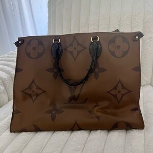 Louis Vuitton large Dark Brown Monogram Tote